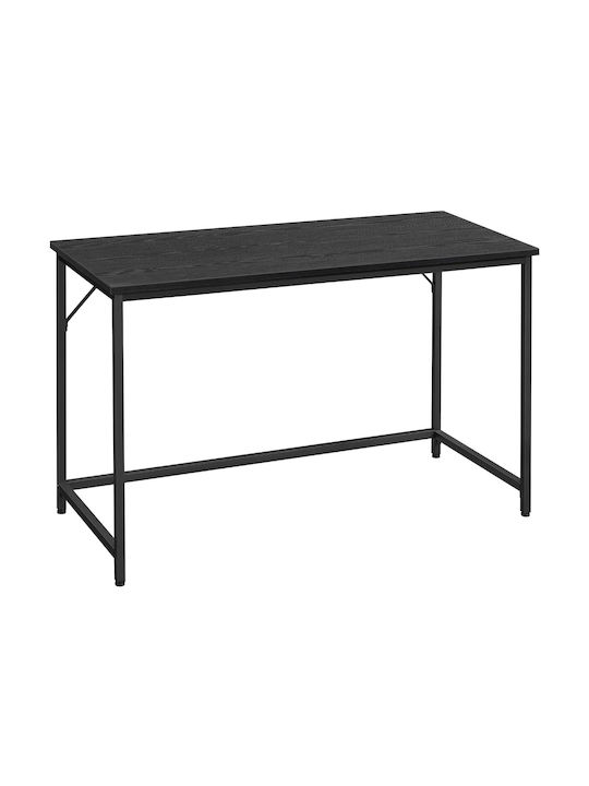 Birou Vasagle Cadru din Oțel 60x120x75cm Industrial Negru