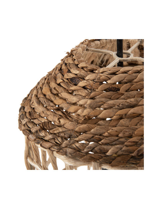 HomeMarkt Κρεμαστό Φωτιστικό Καφέ Boho Πλέγμα με Ντουί E14 21x43εκ.