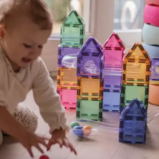 Cleverclixx Magnetisches Bau- und Konstruktionsspielzeug für Kinder ab 3 Jahren