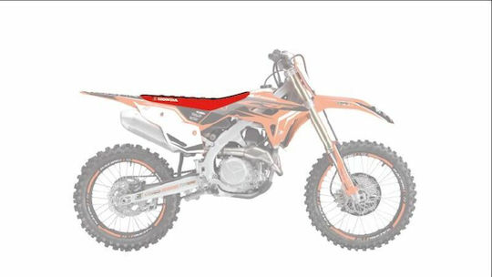 Blackbird Racing Sitzbezug Double Grip 3 1149h Honda CRF 450 R 21-23 Honda CRF 450 RL 21-23 1 Stk Rot