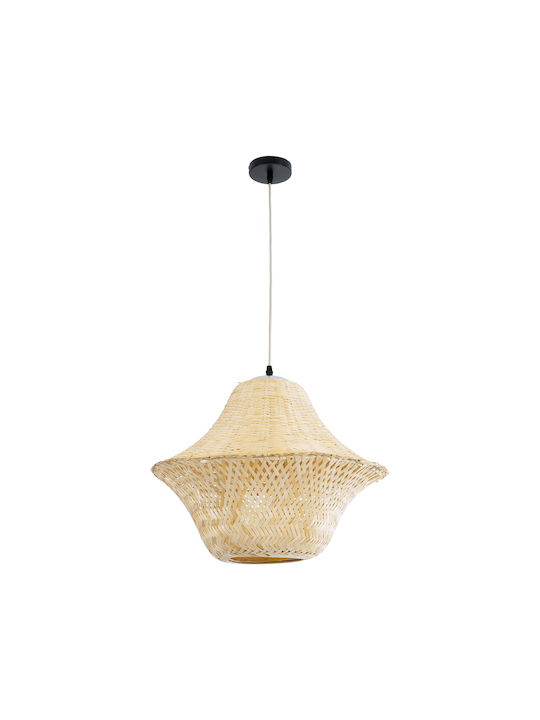 GloboStar Juniper Deckenleuchte Beige Boho Raster mit Lampenbirnensockel E27 45x45x40cm