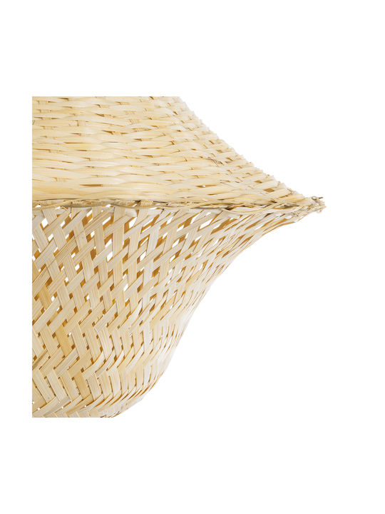 GloboStar Juniper Deckenleuchte Beige Boho Raster mit Lampenbirnensockel E27 45x45x40cm