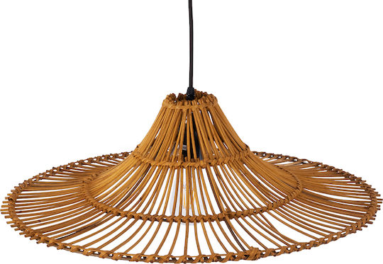 GloboStar Palermo Deckenleuchte Beiges Boho Raster mit Lampenbirnensockel E27 60x60x18cm