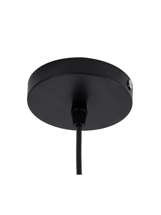 GloboStar Archipelago Hängelampe Braun Boho Raster mit Fassung E27 40cm.