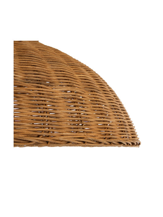 GloboStar Malabo Ceiling Light Brown Boho Grid with E27 Socket 60x60cm