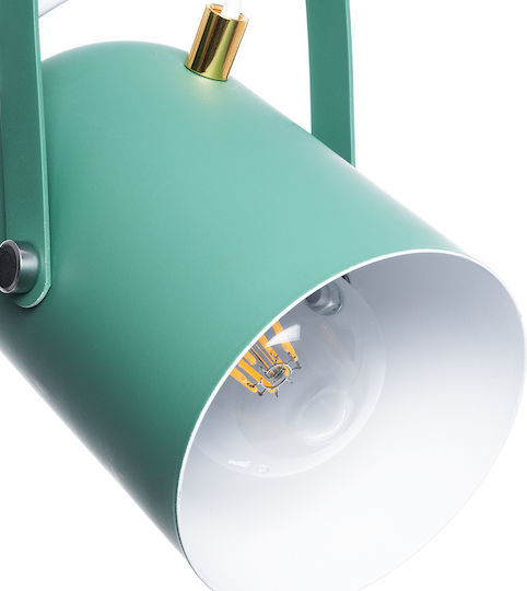 GloboStar Hazel Κρεμαστό Φωτιστικό Πράσινο με Ντουί E27 12x18x27εκ.