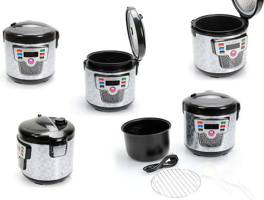 Bepro D0600254 Πολυμάγειρας 900W με Χωρητικότητα 5lt Μαύρος
