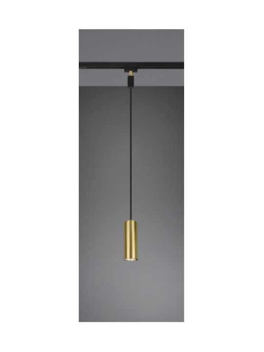 Trio Lighting Duoline Pendant Light Gold Rail with Socket GU10 6x180cm