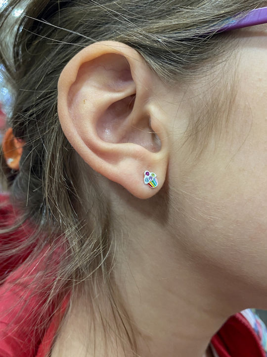 Cercei Hipoalergenici Studs Cu Pietre Din Argint