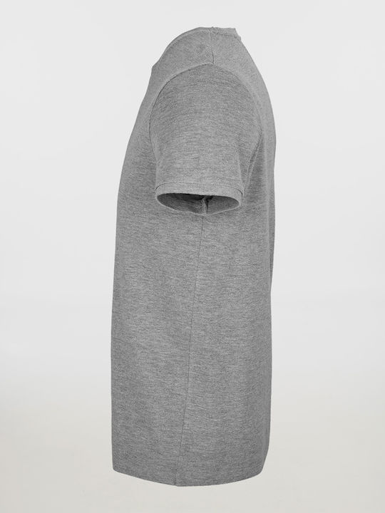 Tricou gri melange