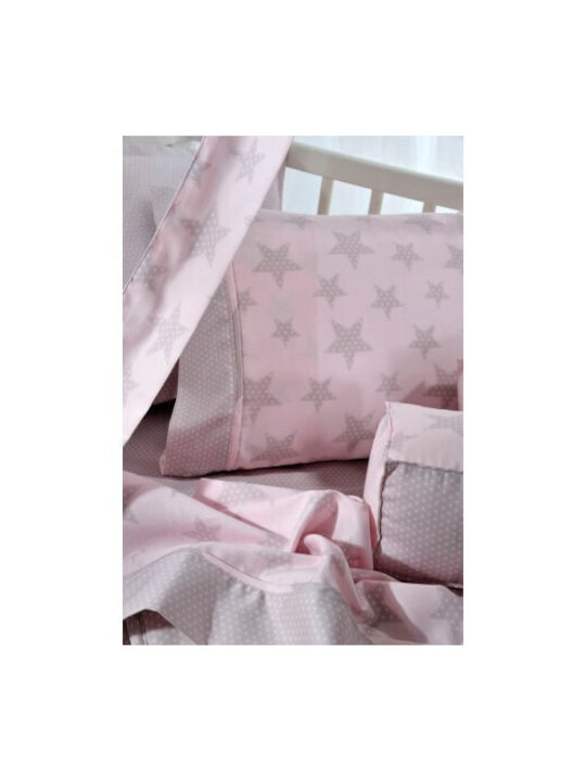 Down Town Home BS775 Baby Quilt Baumwolle Rosa 95x145cm