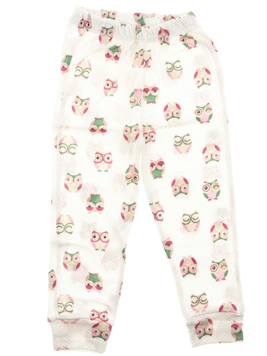 Evita Kids Pyjamas Pink Cute Owls