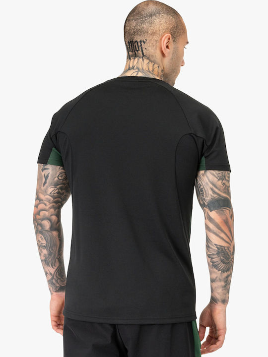Αθλητικό T-shirt Black/green