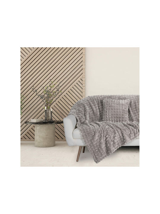 Das Home Sofa Cushion 1359 Fleece Gray 40x40cm.