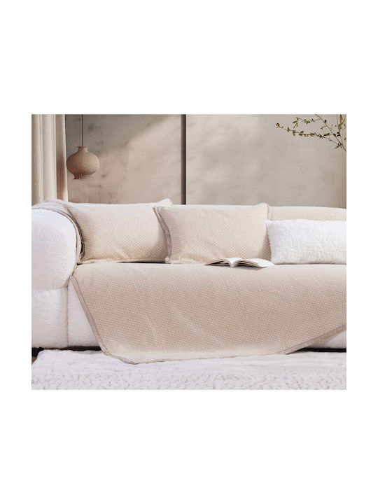 Nef-Nef Homeware Sofa Cushion Brand Ecru 40x55cm.