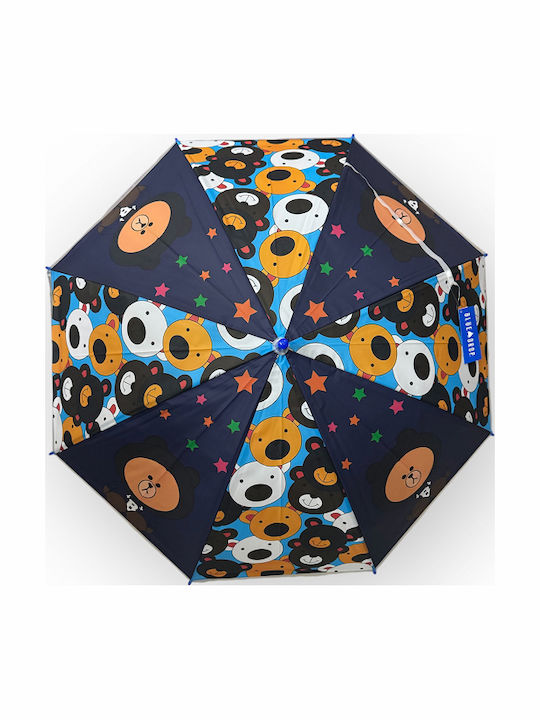 Rain Детски Чадър С Извита Дръжка Многоцветен