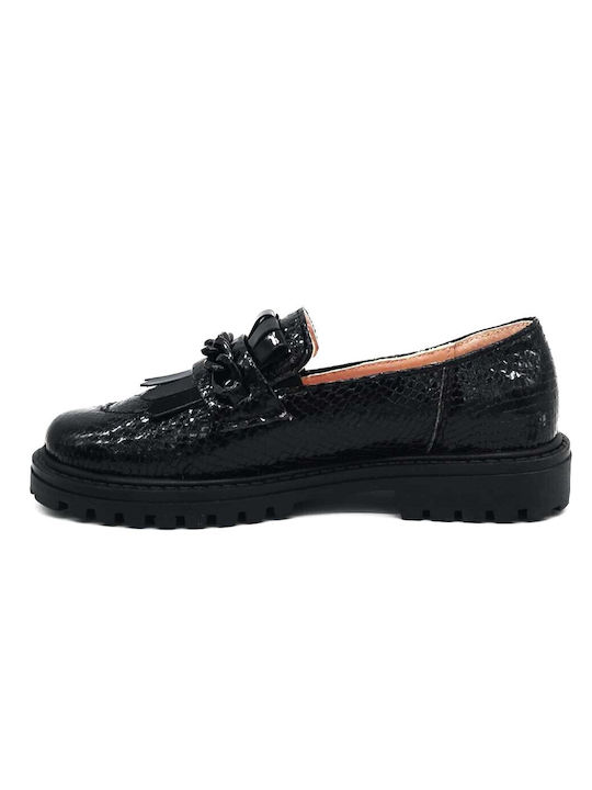 Aby Anatomic Leather Moccasins Black