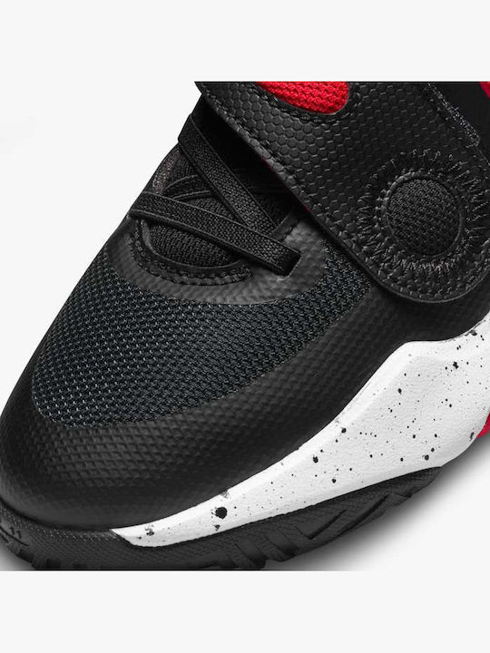 Team Hustle D 11 Ps Kids Sports Shoes Basketball with Laces Black