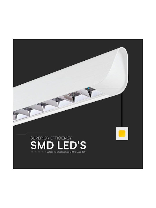 V-TAC Pendant Light White 122.7x5cm