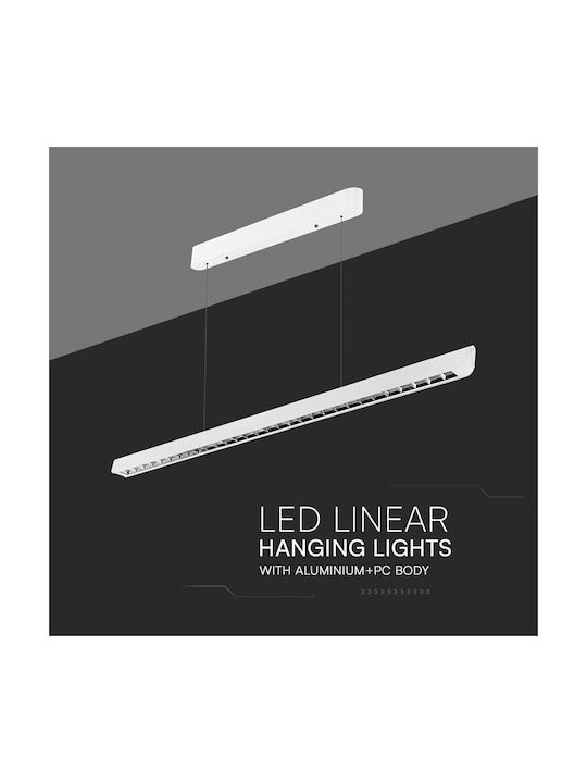V-TAC Pendant Light White 122.7x5cm