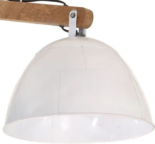 vidaXL Pendant Light White with Socket E27 105x30x65cm