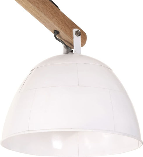 vidaXL Pendant Light White with Socket E27 29x18x85cm