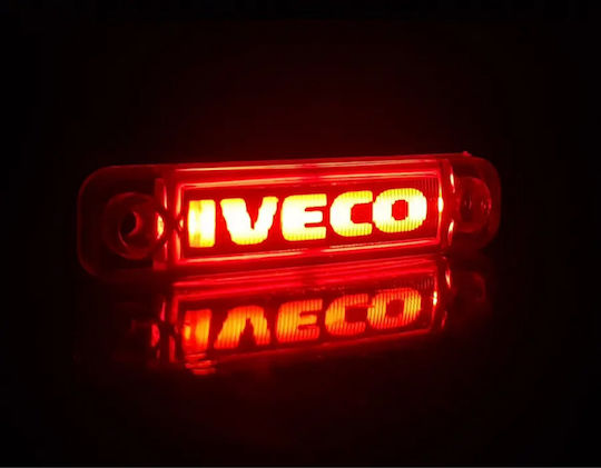 Πλαϊνό Φως Όγκου Led Iveco Κόκκινο