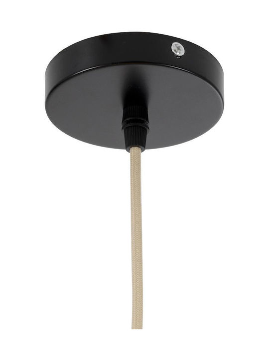 GloboStar Palermo Deckenleuchte Beiges Boho Raster mit Lampenbirnensockel E27 60x60x20cm