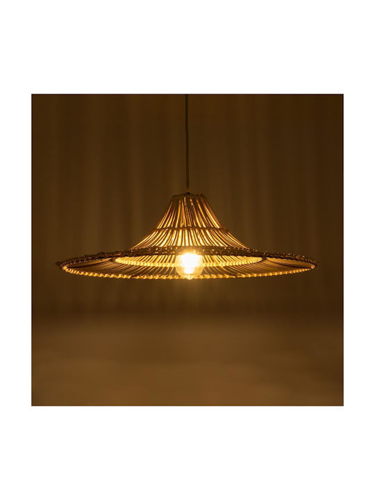 GloboStar Palermo Deckenleuchte Beiges Boho Raster mit Lampenbirnensockel E27 60x60x20cm
