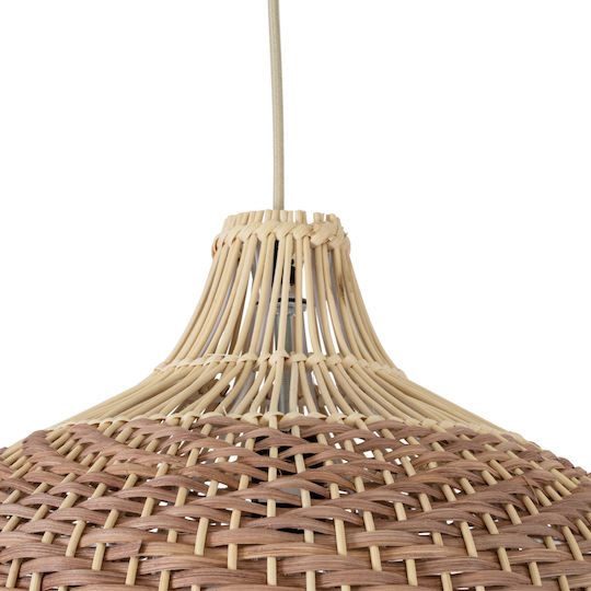 GloboStar Panama Ceiling Light Beige Boho Grid with E27 Socket 40x40cm