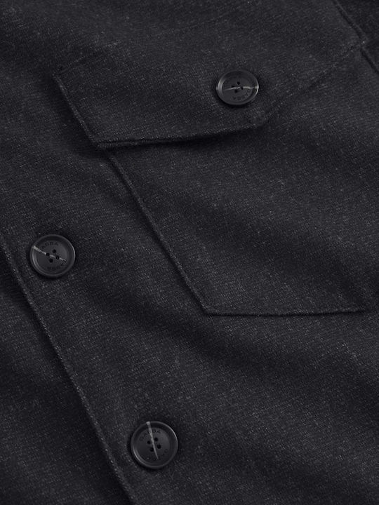 Clipper Μακρυμάνικo Overshirt Μαύρο