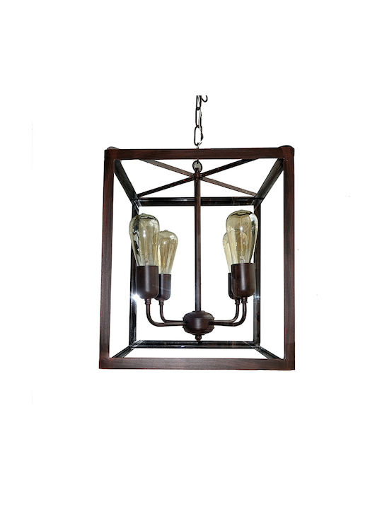 DITS Lighting Dits Lighting Lustră Negru pentru 4 Becuri E27