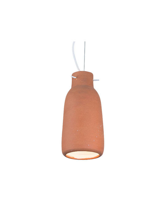 Zambelis Lights Pendant Light Orange with Socket E27