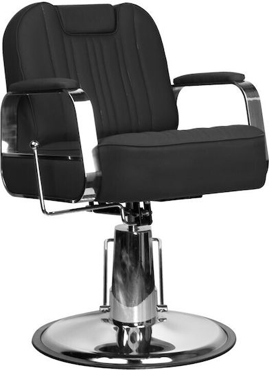 Barber Equipment Καρέκλα Barbier Schwarz mit verstellbarer Höhe