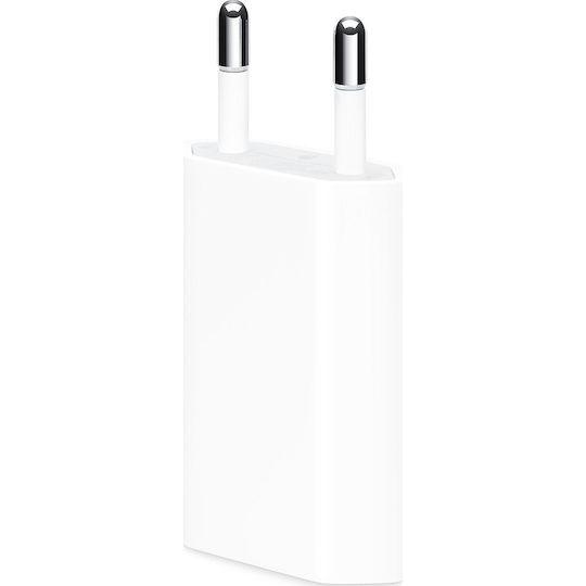 Apple Φορτιστής Χωρίς Καλώδιο με Θύρα USB-A 5W Λευκός (MGN13ZM/A)