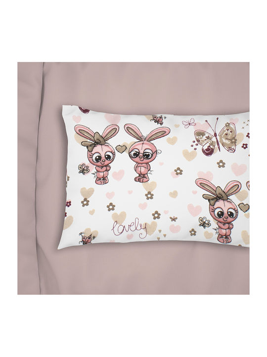 Dimcol Bebe Baby Cotton Pillowcase Multicolour 35x45cm