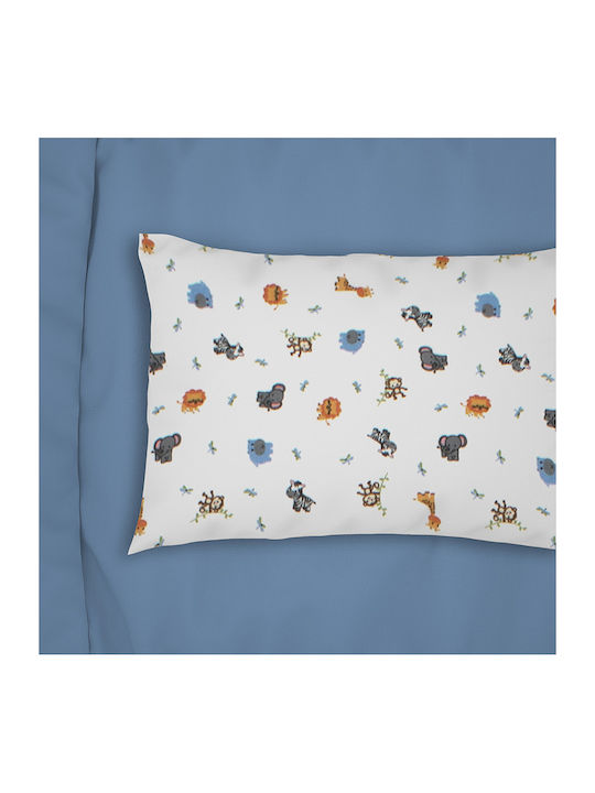 Dimcol Bebe Βρεφική Μαξιλαροθήκη από 100% Βαμβάκι White 35x45εκ.