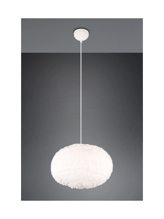 Trio Lighting Регулируемо Висящо Таванно Осветително Тяло Бяло с Цокъл E27