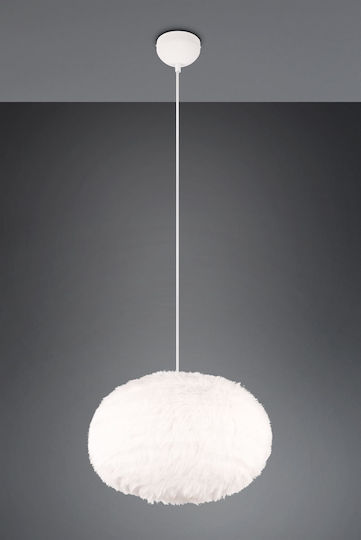 Trio Lighting Ρυθμιζόμενο Κρεμαστό Φωτιστικό Λευκό με Ντουί E27