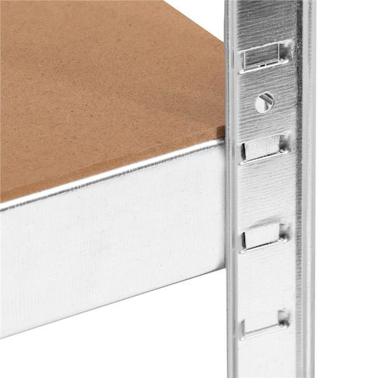Springos Raft Dexion 90x30x180 cm Cu 5 Rafturi Rezistență Totală 875 kg