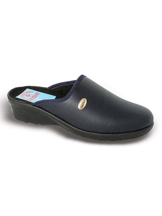 FAME Winter Women's Slippers in Blue color