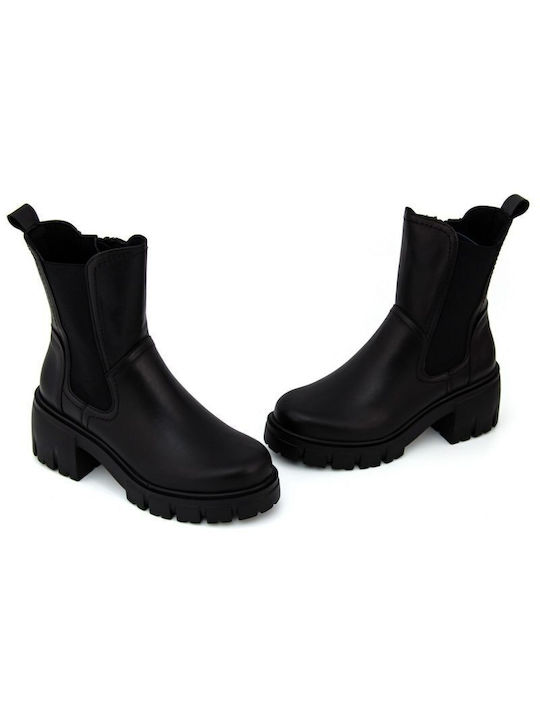 Lady Leather Women's Ankle Boots Black