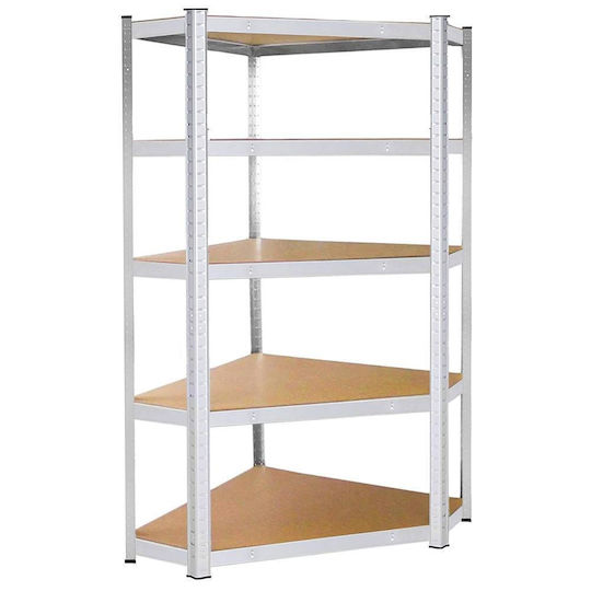 Springos Corner Dexion Shelf 90x40x180cm with 5 Shelves Total Load Capacity 875kg