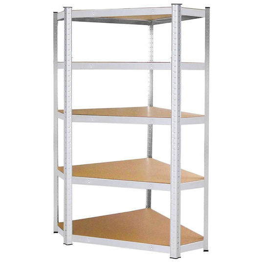 Springos Corner Dexion Shelf 90x40x180cm with 5 Shelves Total Load Capacity 875kg