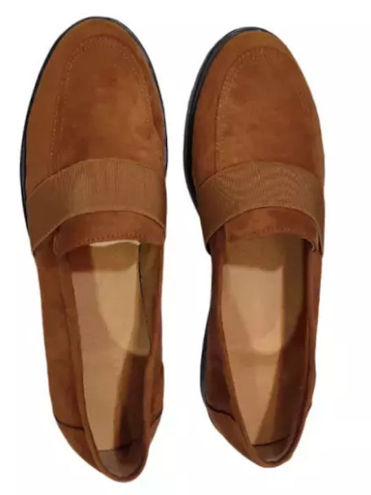 Γυναικεία Loafers σε Καφέ Χρώμα