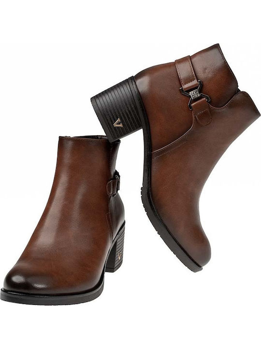 Stiefeletten Damen Braun