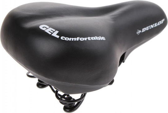 Dunlop Gel Black Bicycle Saddle City