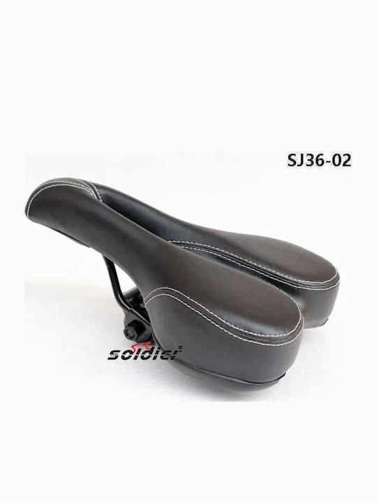 Black Bicycle Saddle MTB
