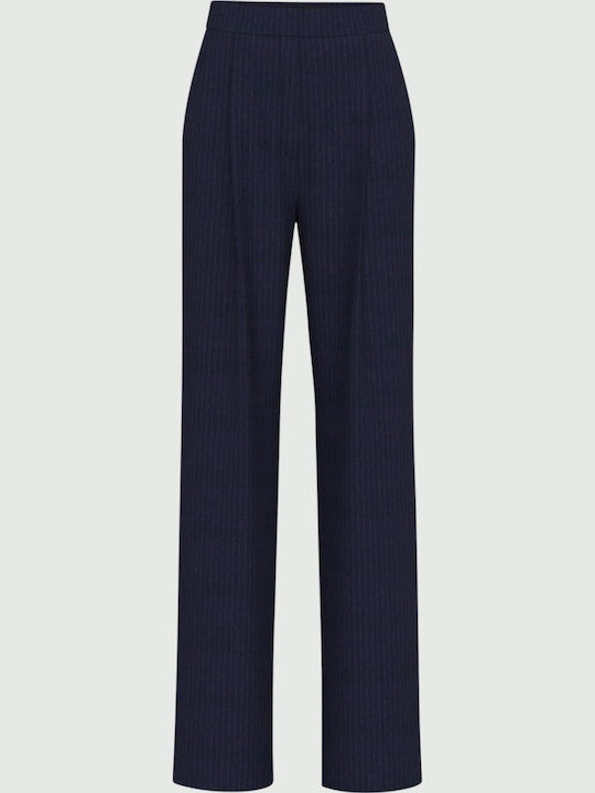 Damen Stoff Hose Blau