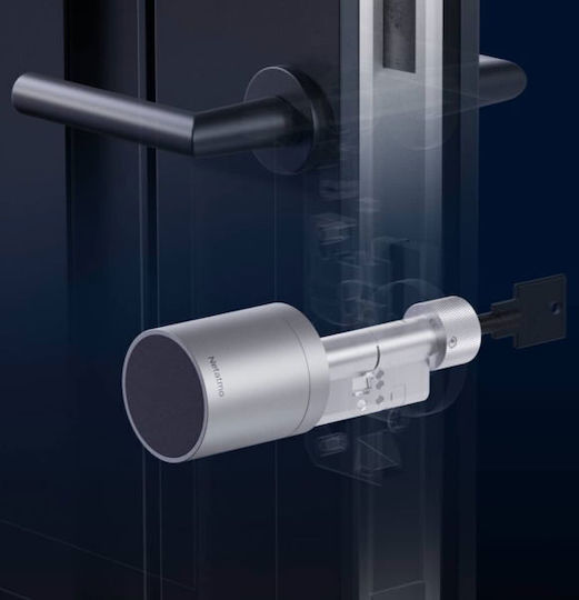 Netatmo Цилиндър за ключалка 58мм с 3 ключове Сребрист